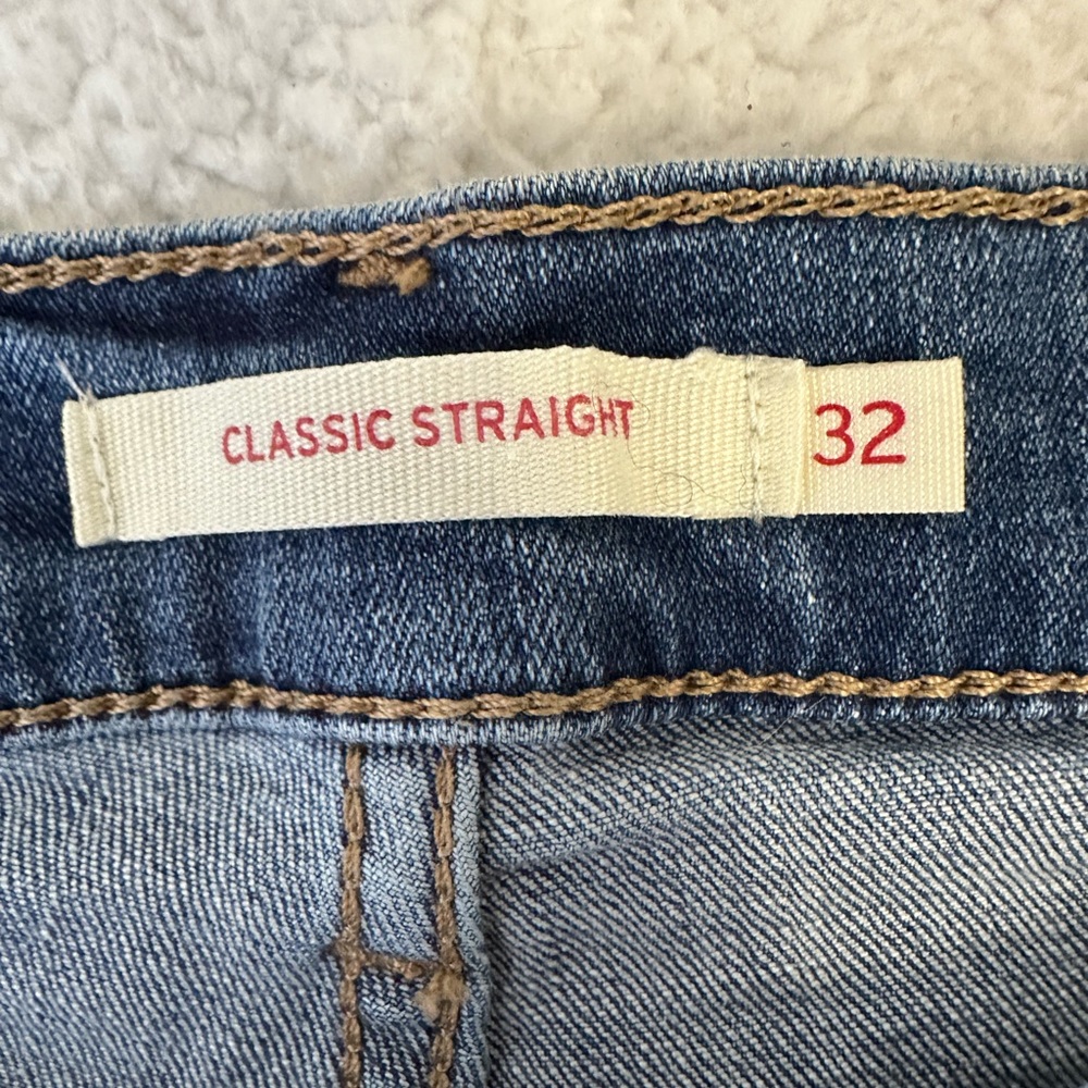 Levis classic straight leg jeans 32 - Picture 8 of 10